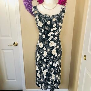 ANN TAYLOR LOFT floral dress EUC size 14